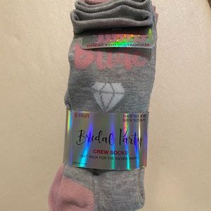 Bridal party socks